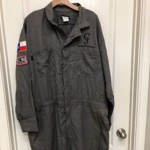 Tecgen Flame Resistant Coverall, GRAY TECGEN(R)
